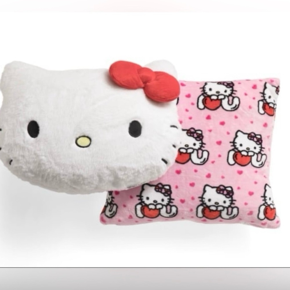 Hello Kitty Set of 2 Plush Pillows